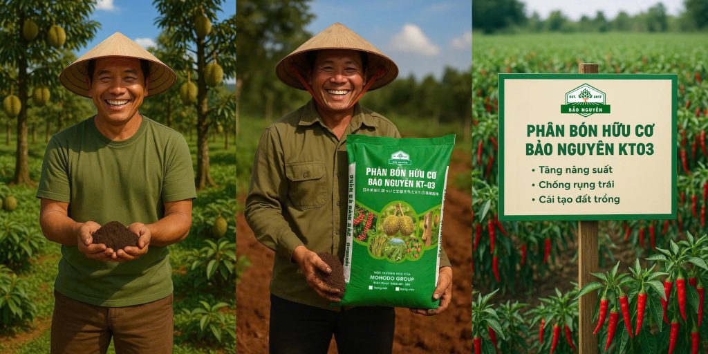 Bón đúng liều – đúng lúc để KT-03 phát huy hiệu quả tối ưu.