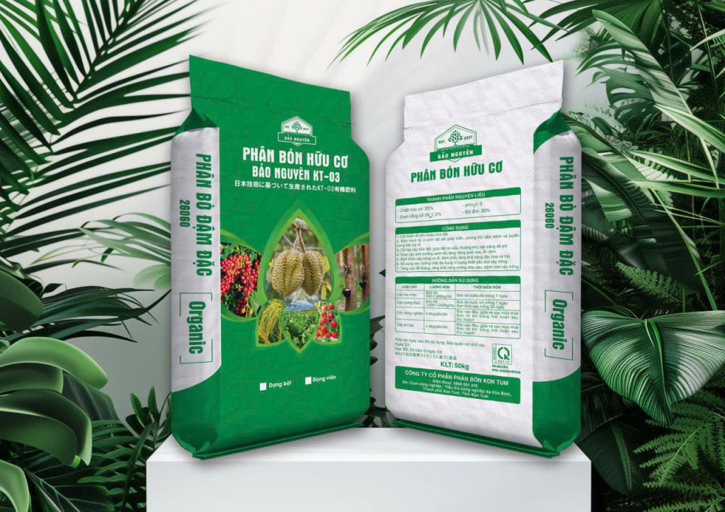 Phân bón hữu cơ Bảo Nguyên KT-02 – Bao 50kg